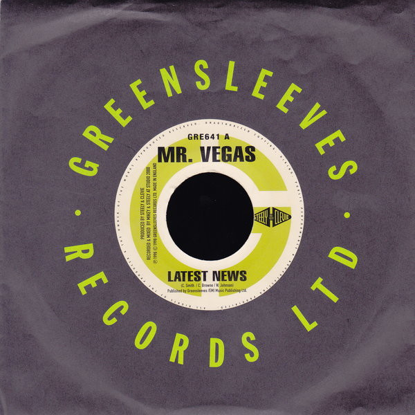 Mr. Vegas - Latest News | Greensleeves Records (GRE641) - 3 Mr. Vegas - Latest News | Greensleeves Records (GRE641) - 3