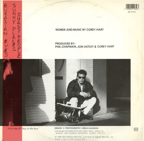 Corey Hart - Eurasian Eyes | EMI (14 2011846) - 2
