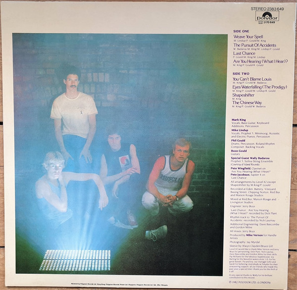 Level 42 - The Pursuit Of Accidents | Polydor (2383 649) - 2 Level 42 - The Pursuit Of Accidents | Polydor (2383 649) - 2