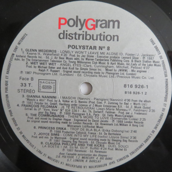 Various - Polystar 8 | PolyGram (816 926-1) - 4