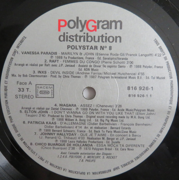 Various - Polystar 8 | PolyGram (816 926-1) - 3