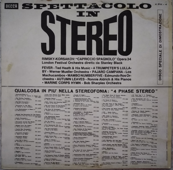 Various - Spettacolo In Stereo | Decca (4 PH - 4) - 2 Various - Spettacolo In Stereo | Decca (4 PH - 4) - 2