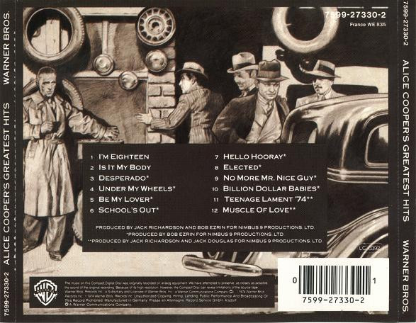 Alice Cooper - Alice Cooper's Greatest Hits | Warner Bros. Records (7599-27330-2) - 2 Alice Cooper - Alice Cooper's Greatest Hits | Warner Bros. Records (7599-27330-2) - 2
