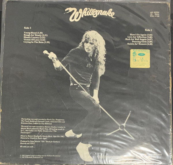 Whitesnake - Saints & Sinners | Liberty (LUK-1833501) - 2 Whitesnake - Saints & Sinners | Liberty (LUK-1833501) - 2