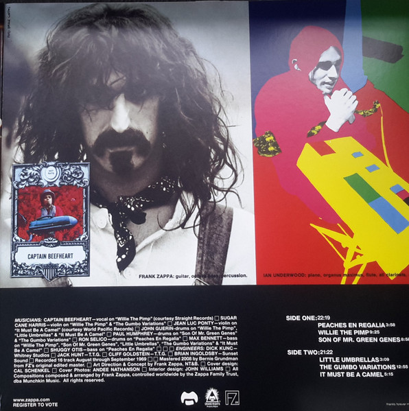 Frank Zappa - Hot Rats | Zappa Records (ZR 3841Z-1) - 2
