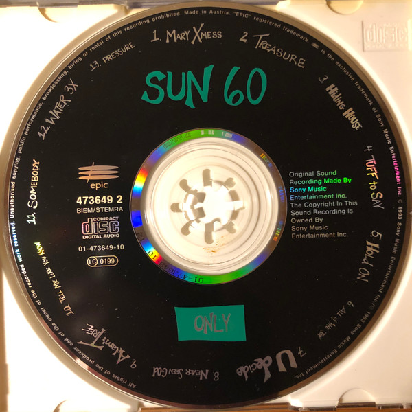 Sun 60 - Only | Epic (473649 2) - 3
