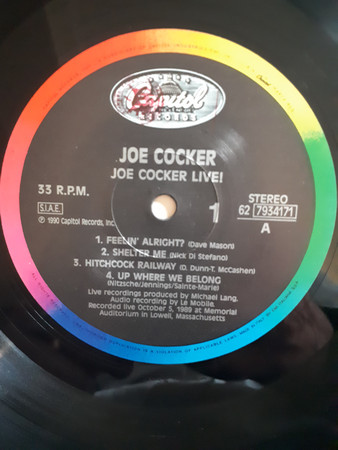 Joe Cocker - Joe Cocker Live | Capitol Records (2-62 7934161) - 4