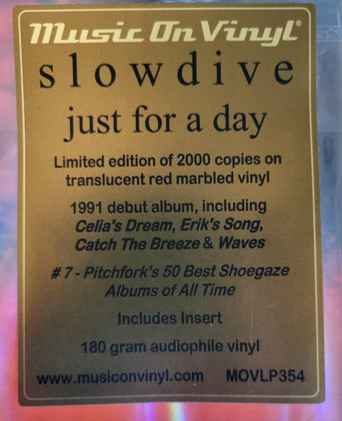 Slowdive - Just For A Day | Music On Vinyl (MOVLP354) - 3