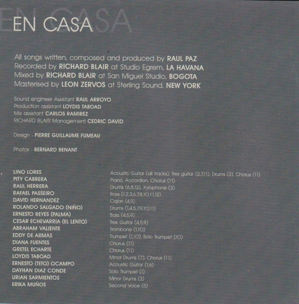 Raul Paz - En Casa | Naïve (NV 810111) - 2