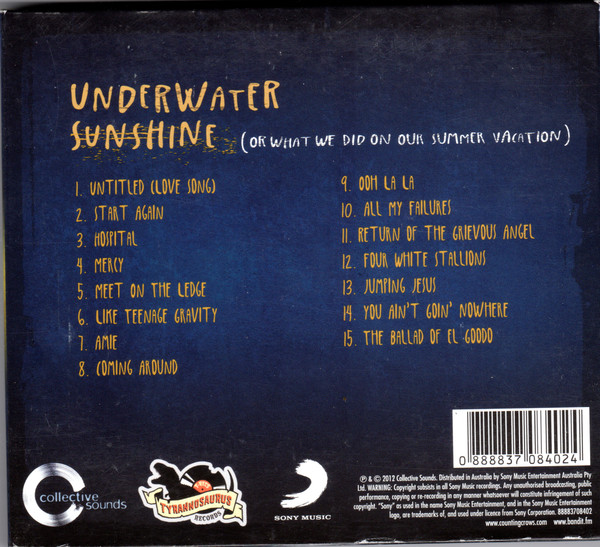 Counting Crows - Underwater Sunshine (Or What We Did On Our Summer Vacation) | Collective Sounds (88883708402) - 2