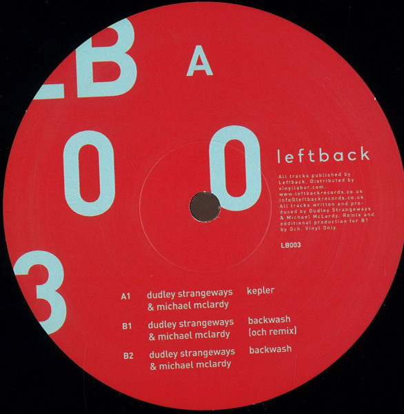 Dudley Strangeways & Michael McLardy - Leftback 003 | Leftback (LB003) - main
