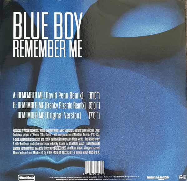 Blue Boy - Remember Me (Remixes) | High Fashion Music (MS 499) - 2 Blue Boy - Remember Me (Remixes) | High Fashion Music (MS 499) - 2
