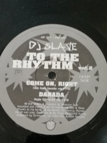 DJ Slave - To The Rhythm Vol:2 | Apricot Records (AP 007) - main DJ Slave - To The Rhythm Vol:2 | Apricot Records (AP 007) - main