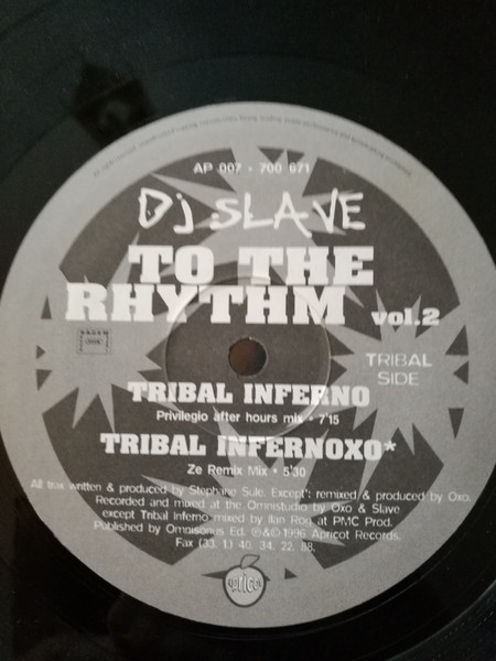 DJ Slave - To The Rhythm Vol:2 | Apricot Records (AP 007) - 2 DJ Slave - To The Rhythm Vol:2 | Apricot Records (AP 007) - 2