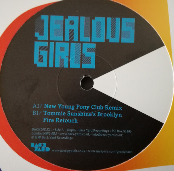 The Gossip - Jealous Girls | Back Yard Recordings (BACK20DJX1) - 2
