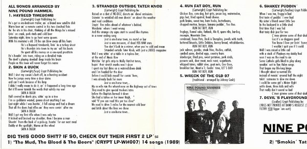 Nine Pound Hammer - Hayseed Timebomb | Crypt Records (CRYPT-047) - 4 Nine Pound Hammer - Hayseed Timebomb | Crypt Records (CRYPT-047) - 4