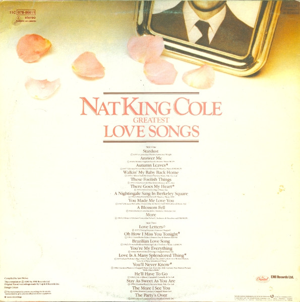 Nat King Cole - 20 Greatest Love Songs | Capitol Records (11 C 078-86611) - 2