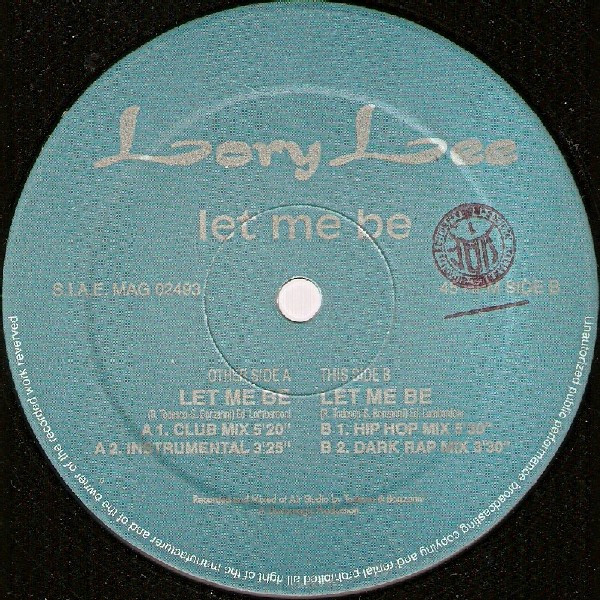 Lory Lee - Let Me Be | Magma Records (MAG 02493)