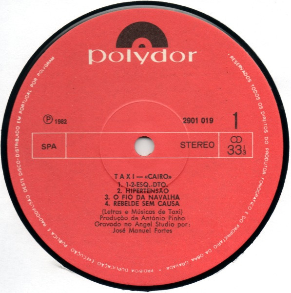 Taxi - Cairo | Polydor (2901 019) - 2