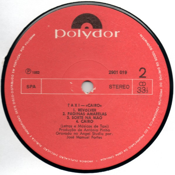 Taxi - Cairo | Polydor (2901 019) - 3