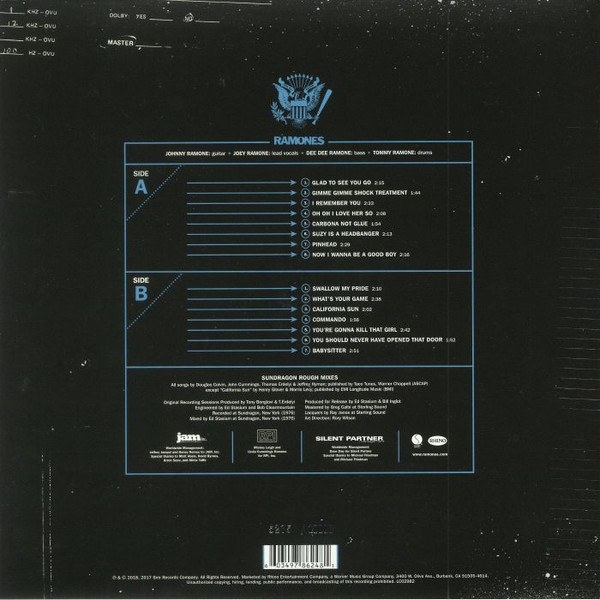 Ramones - Sundragon Sessions | Sire (R1 565638) - 3