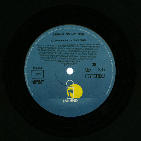 Various - An Officer And A Gentleman | Island Records (205 209) - 4