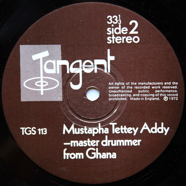 Mustapha Tettey Addy - Master Drummer From Ghana | Tangent Records (TGS 113) - 4