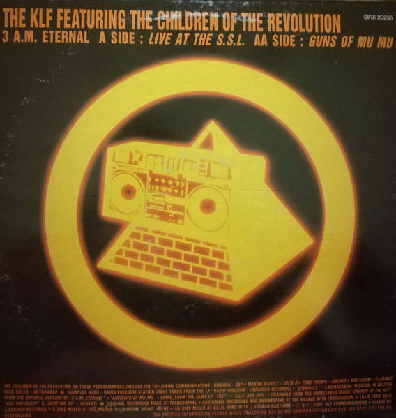 The KLF - 3 A.M. Eternal (Live At The S.S.L.) | Ricordi International (SIRX 20255) - 2
