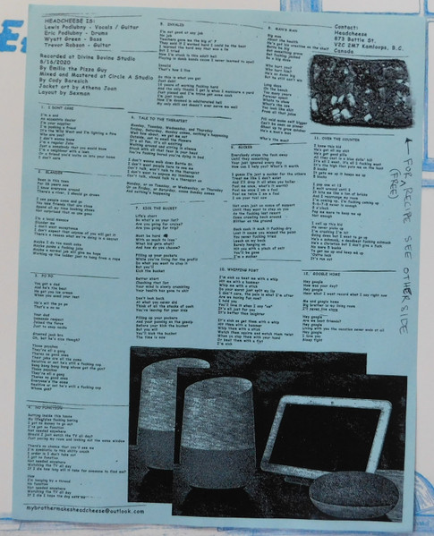 Headcheese - Headcheese LP | Neon Taste Records (YUM-016) - 4 Headcheese - Headcheese LP | Neon Taste Records (YUM-016) - 4