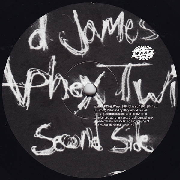 Aphex Twin - Richard D. James Album | Warp Records (WARP LP 43) - 3 Aphex Twin - Richard D. James Album | Warp Records (WARP LP 43) - 3