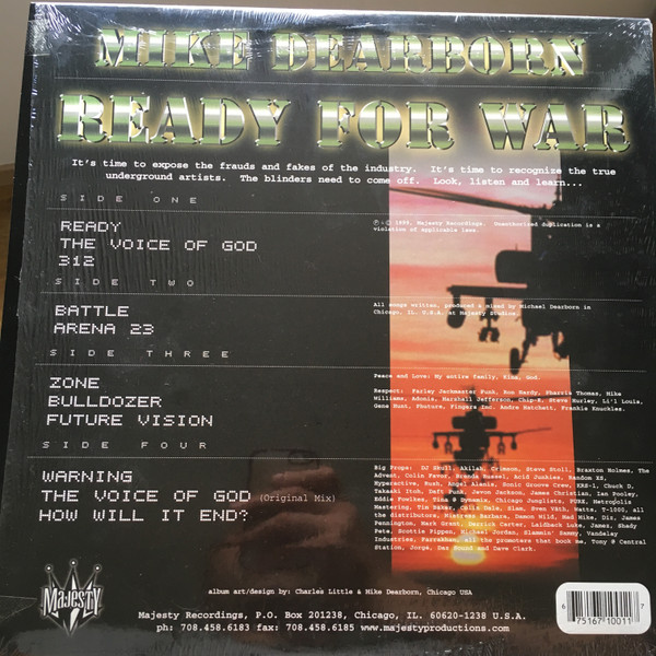 Mike Dearborn - Ready For War | Majesty Recordings (MAJ-LP 001) - 2