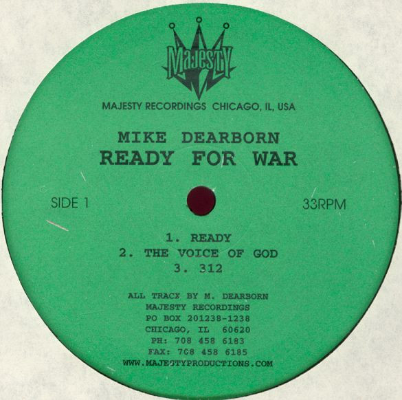 Mike Dearborn - Ready For War | Majesty Recordings (MAJ-LP 001) - 3