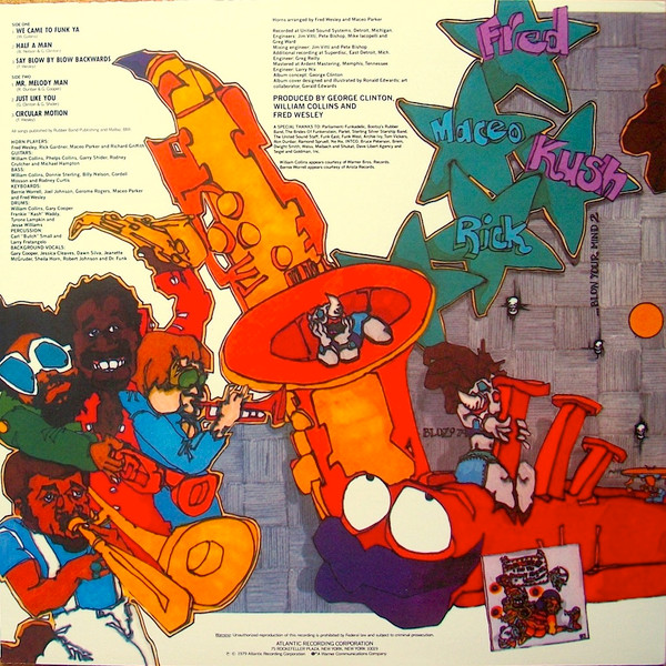 Fred Wesley & The Horny Horns Featuring Maceo Parker - Say Blow By Blow Backwards | Atlantic (SD 19254) - 2 Fred Wesley & The Horny Horns Featuring Maceo Parker - Say Blow By Blow Backwards | Atlantic (SD 19254) - 2