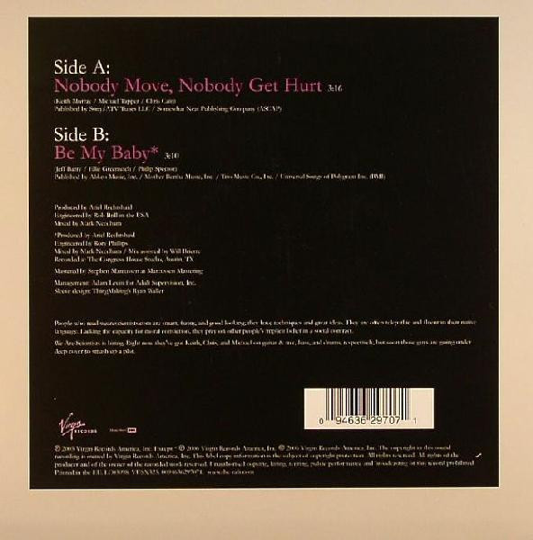 We Are Scientists - Nobody Move, Nobody Get Hurt | Virgin (VUSX 325) - 2 We Are Scientists - Nobody Move, Nobody Get Hurt | Virgin (VUSX 325) - 2