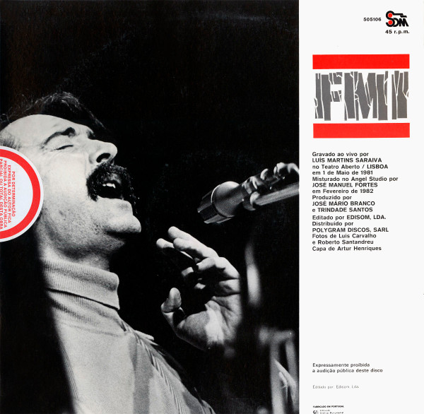 José Mário Branco - F.M.I. | Som (505106) - 2