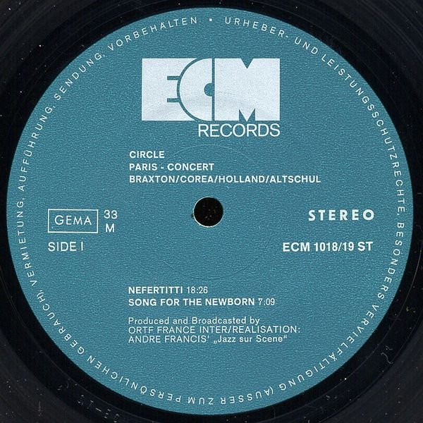 Circle - Paris - Concert | ECM Records (ECM 1018/19 ST) - 3 Circle - Paris - Concert | ECM Records (ECM 1018/19 ST) - 3