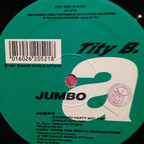 Tity B. - Jumbo | DWA (Dance World Attack) (DWA 0028) - main Tity B. - Jumbo | DWA (Dance World Attack) (DWA 0028) - main