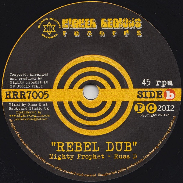 Isiah Mentor - Rebel | Higher Regions Records (HRR7005) - 2