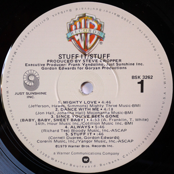 Stuff - Stuff It! | Warner Bros. Records (BSK 3262) - 3 Stuff - Stuff It! | Warner Bros. Records (BSK 3262) - 3