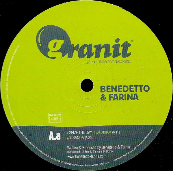 Cedric Vian / Benedetto & Farina - I'm Going Down / Seize The Day / Granita | Granit Records (GRANIT01) - main