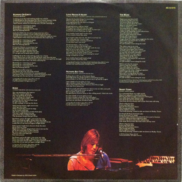 Jackson Browne - Running On Empty | Asylum Records (AS 53 070) - 3 Jackson Browne - Running On Empty | Asylum Records (AS 53 070) - 3