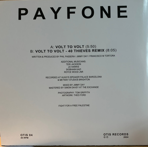 Payfone - Volt To Volt | Otis Records (OTIS04) - 2