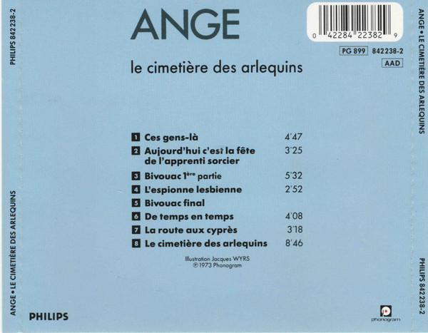 Ange - Le Cimetière Des Arlequins | Philips (842 238-2) - 2 Ange - Le Cimetière Des Arlequins | Philips (842 238-2) - 2