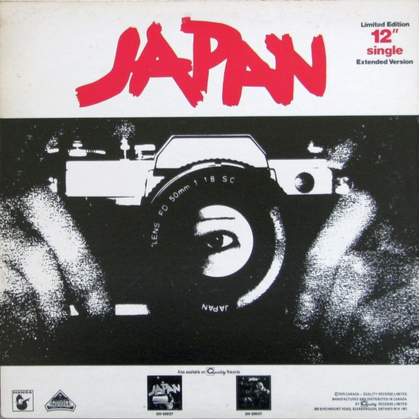 Japan - Life In Tokyo (12" - Limited Edition) [Vinyl] | Ariola Records America (AHAD 12-540) - 2
