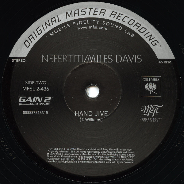 Miles Davis - Nefertiti | Mobile Fidelity Sound Lab (MFSL 2-436) - 4