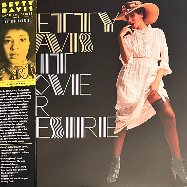 Betty Davis - Is It Love Or Desire LP | Light In The Attic (LITA 047-1-1) - main Betty Davis - Is It Love Or Desire LP | Light In The Attic (LITA 047-1-1) - main
