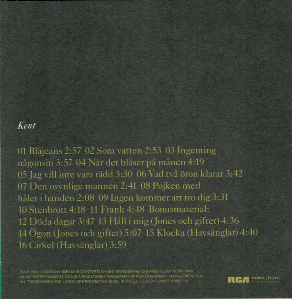 Kent - Box 1991-2008 | RCA (88697 11585 2) - 4