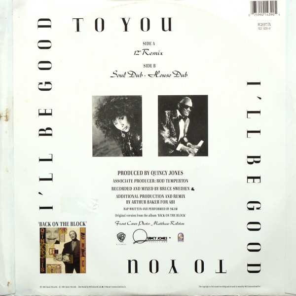 Quincy Jones - I'll Be Good To You | Qwest Records (W 2697 TX) - 2