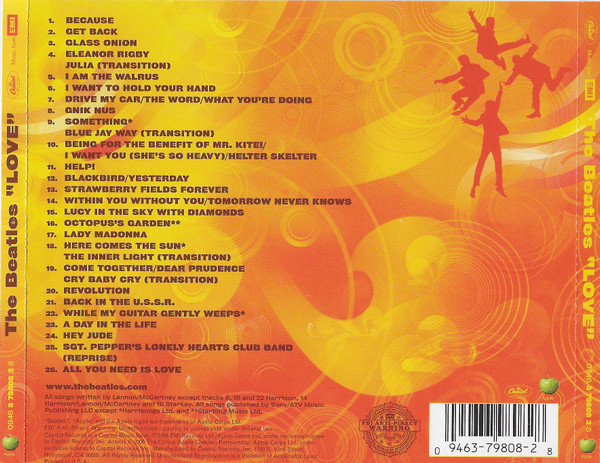 The Beatles - Love | Capitol Records (0946 3 79808 2 8) - 2 The Beatles - Love | Capitol Records (0946 3 79808 2 8) - 2