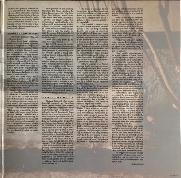 Branford Marsalis - Trio Jeepy | CBS (465134 1) - 3